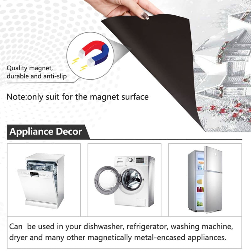 Μαγνήτες πλυντηρίου πιάτων - PVC υλικό, μάρκα High academic home, επαναχρησιμοποιούμενοι διακοσμητικοί μαγνήτες για ψυγείο και φούρνο μικροκυμάτων
