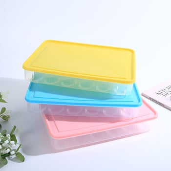 Κουτί αποθήκευσης αυγών για το ψυγείο – Κουτί αυγών κουζίνας, Υλικό PP, Διαχωριστικό στον κάτω χώρο, Μεγάλη χωρητικότητα