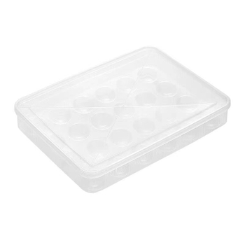 Κουτί αποθήκευσης αυγών για το ψυγείο – Κουτί αυγών κουζίνας, Υλικό PP, Διαχωριστικό στον κάτω χώρο, Μεγάλη χωρητικότητα