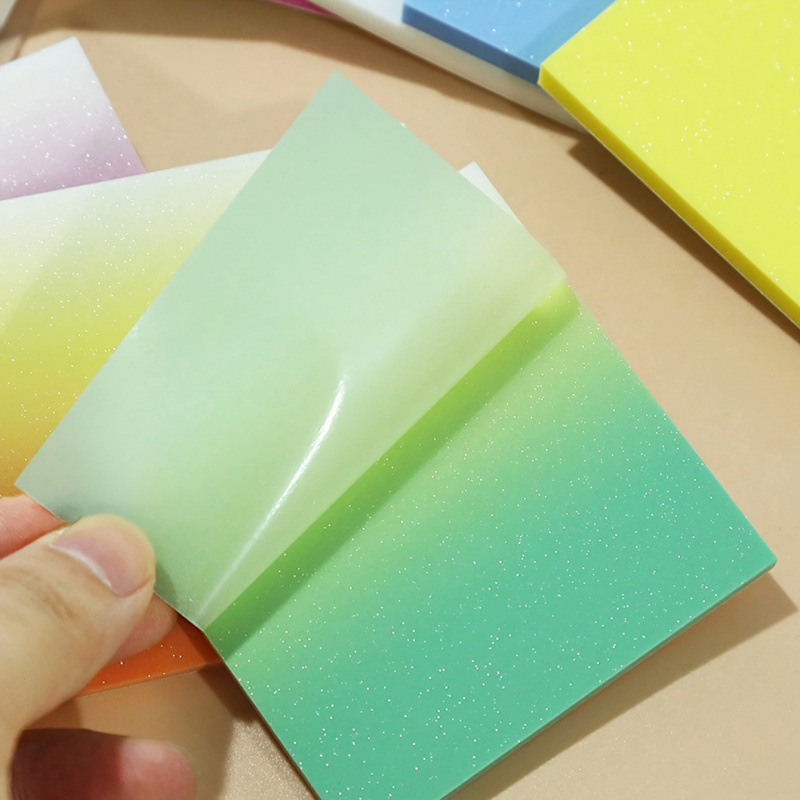 Kancelejas uzlīmes piezīmju grāmatiņām, ūdensdrošas, bez atlikām, puscaurspīdīgas