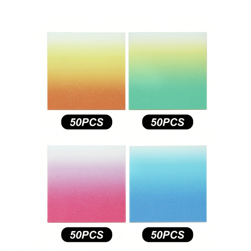 Kancelejas uzlīmes piezīmju grāmatiņām, ūdensdrošas, bez atlikām, puscaurspīdīgas