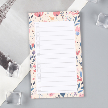 Σημειωματάριο με ελεύθερα φύλλα, Woodfree χαρτί 75 g, 100–200 σελίδες, απλός σχεδιασμός