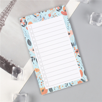 Σημειωματάριο με ελεύθερα φύλλα, Woodfree χαρτί 75 g, 100–200 σελίδες, απλός σχεδιασμός