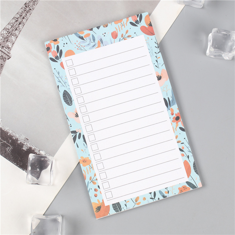 Piezīmju grāmatiņa ar vaļēju vākumu, Woodfree papīrs 75 g, 100–200 lapu, vienkāršs dizains