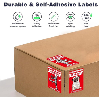 Αυτοκόλλητα φύλλα ευαίσθητα με μοτίβο σκύλου-μουμί, προσαρμόσιμο Copperplate χαρτί, Εκτύπωση υψηλής ευκρίνειας, 500 φύλλα