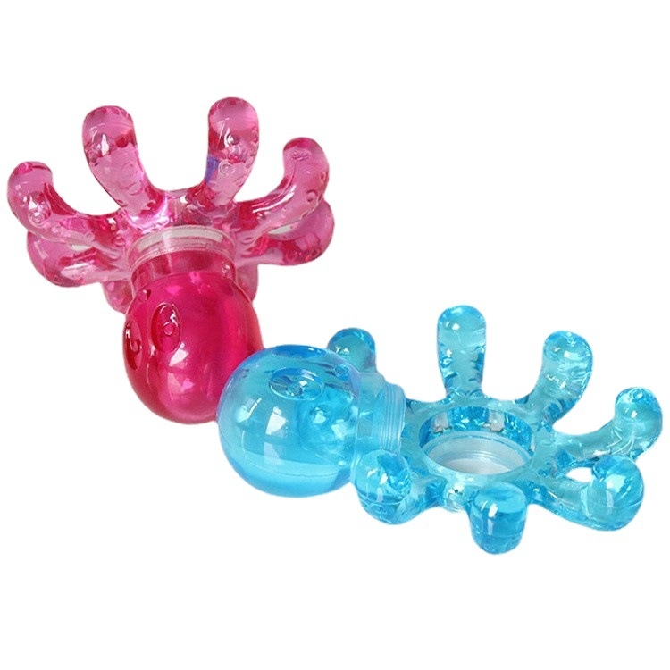 Fejmasszírozó polip formájú dizájnnal, akupunktúra pontok masszázsa, márka JIAN ZHUANG