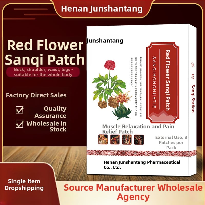 Επίθεμα Panax Notoginseng για αρθρώσεις, θερμανόμενο, 200 τεμάχια, μάρκα Junshantang