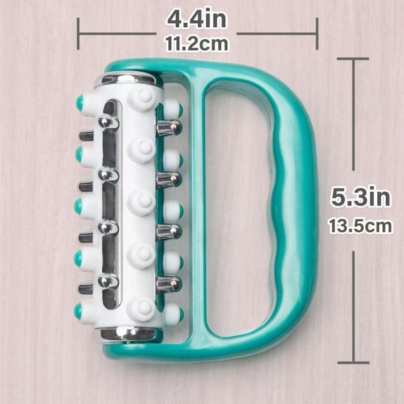 Μασάζ μπαστούνι, φορητό, από ανοξείδωτο ατσάλι, για υγιεινό μασάζ και διαμόρφωση σώματος, βάρος 98 γρ.