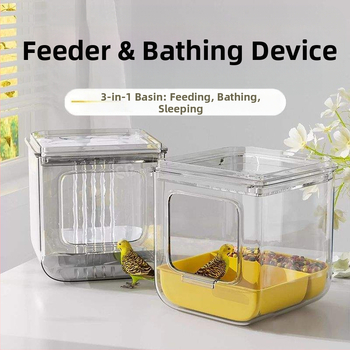 Μπάνιο για παπαγάλο με αντισταγονικό σχεδιασμό, μάρκα Shouai, μοντέλο 1007365976, για πουλιά