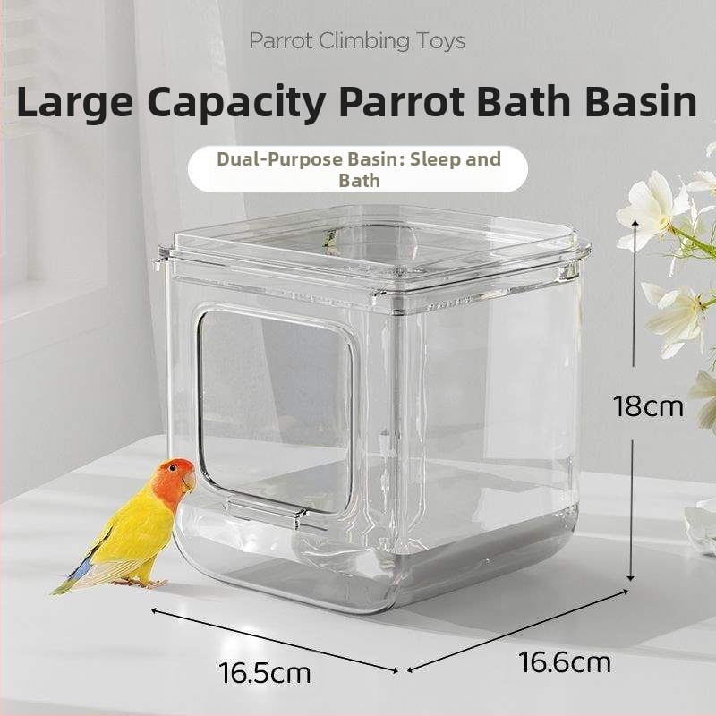 Μπάνιο για παπαγάλο με αντισταγονικό σχεδιασμό, μάρκα Shouai, μοντέλο 1007365976, για πουλιά