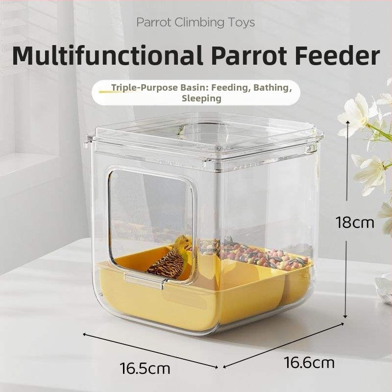Μπάνιο για παπαγάλο με αντισταγονικό σχεδιασμό, μάρκα Shouai, μοντέλο 1007365976, για πουλιά