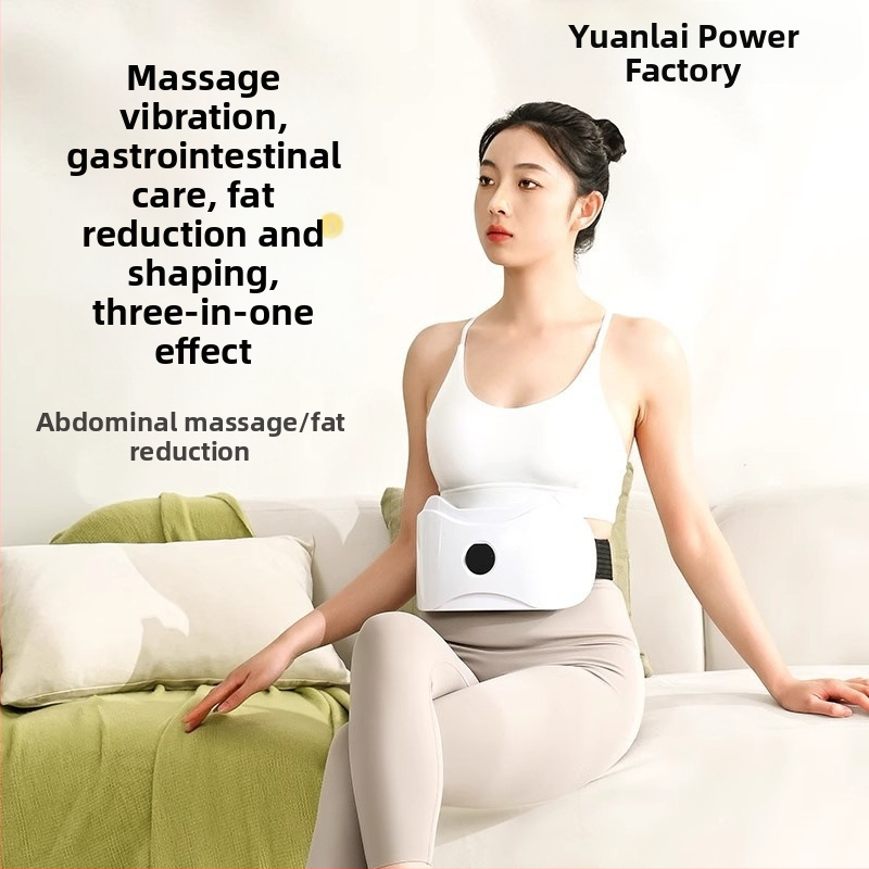 Brucho masážér s hnetacou technikou, nabíjateľný, ovládanie tlačidlom, model SYK-0235, hmotnosť 900 g