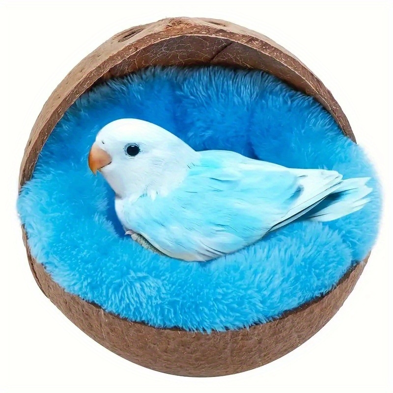 Φωλιά για παπαγάλους με κυκλικό μαλακό φλανελέν κάθισμα – πολυεστερική ίνα