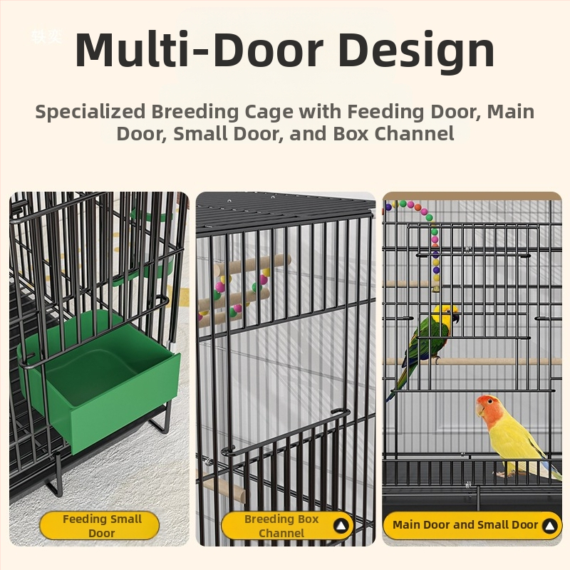 Клетка за птици, За птици, Не е внесена, Материал: Друг