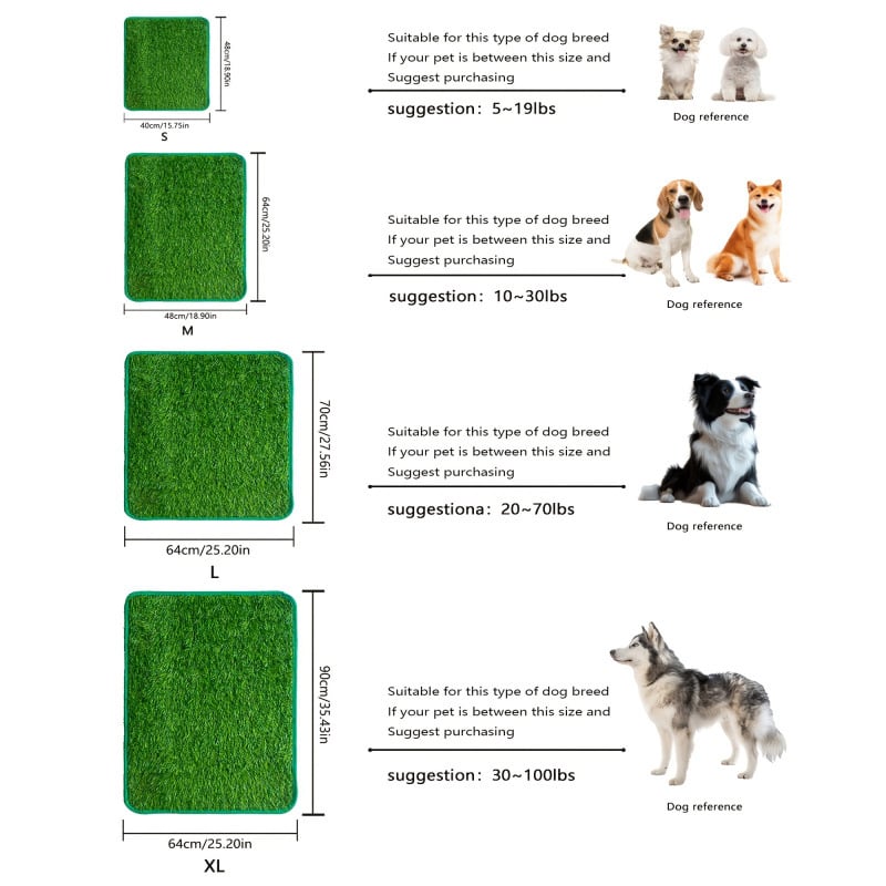 Covoraș de antrenament pentru câini – interior și exterior, suprafață TPR
