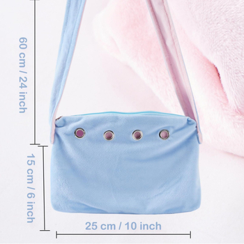 Hamsteru un Guinea cūkas izbraukuma soma, auduma crossbody soma maziem mājdzīvniekiem, pleca pārvadāšanai, kods 0504, visas sezonas, Zhejiang