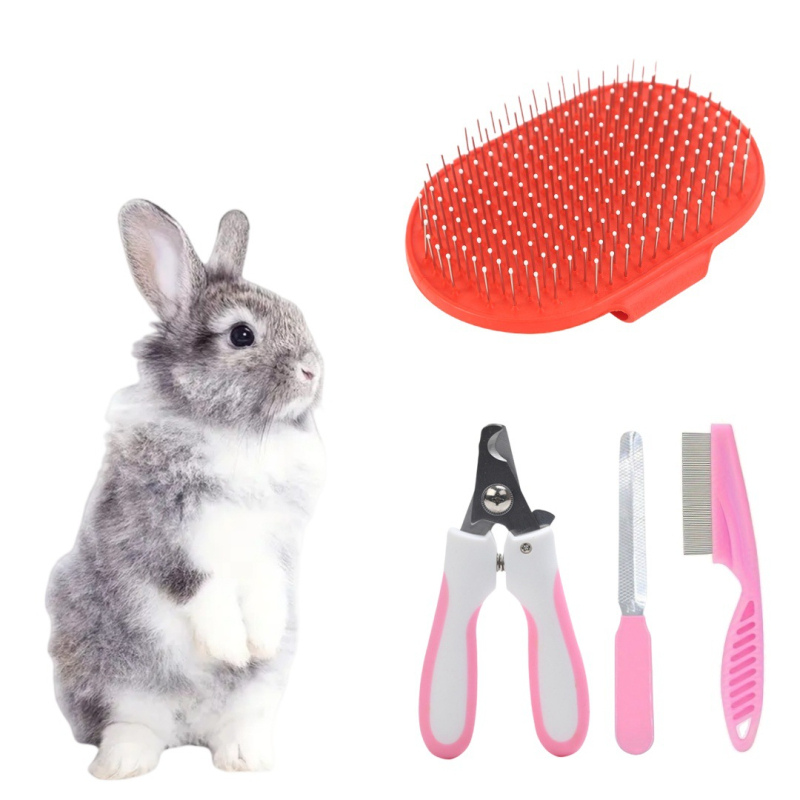 Set clește pentru unghii Huanrong — mâner cauciucat, oțel inoxidabil, pentru câini