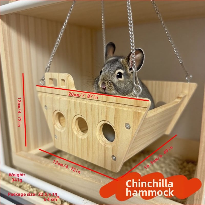 Ξύλινο κρεμαστό κρεβάτι-σπιτάκι για Dragon Cat – 20250815, Zhejiang