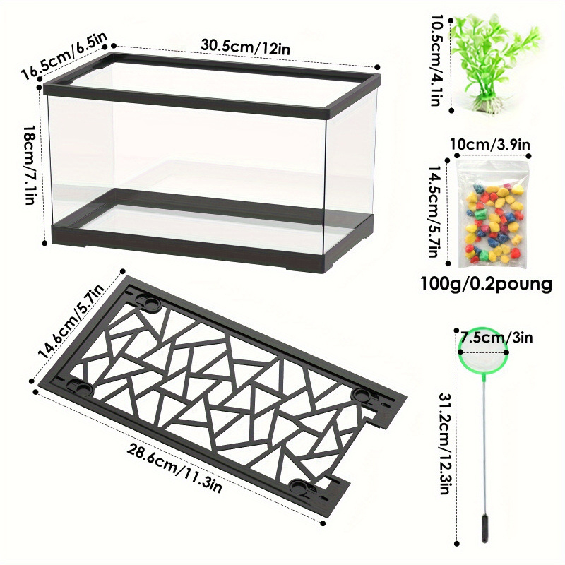 Akvārija komplekts - ABS sveķi, Akvārija aprīkojums, Modelis jd601099583853737