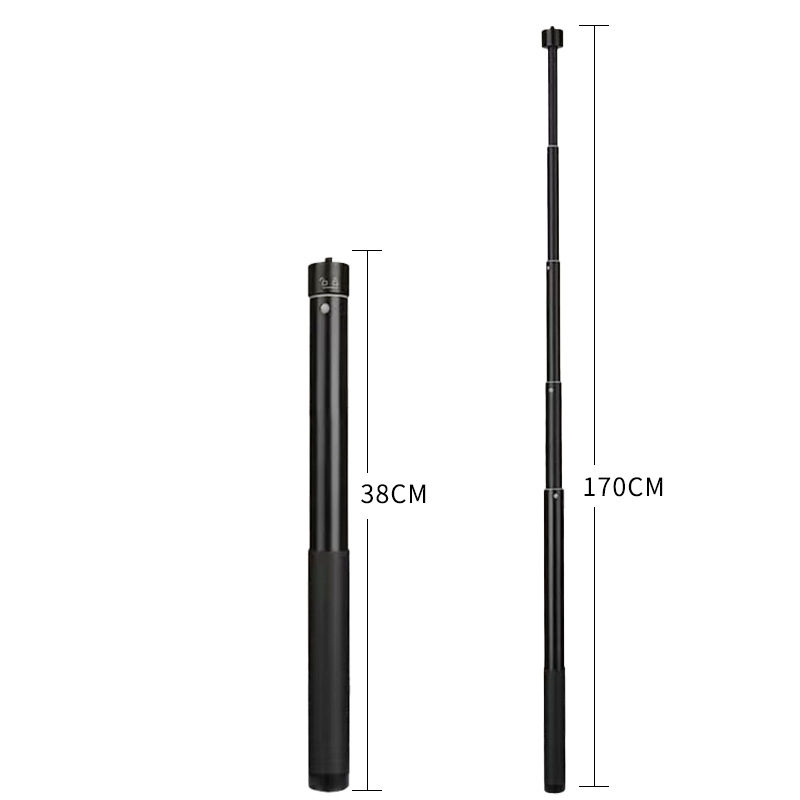 Ράβδος επέκτασης για σταθεροποιητή κάμερας | Αλουμινίου κράμα + σιλικόνη | 5-τμημάτων σχεδιασμός | Παγκόσμια συμβατότητα | Μοντέλο yc03 | Μέγιστο φορτίο 2–5 kg