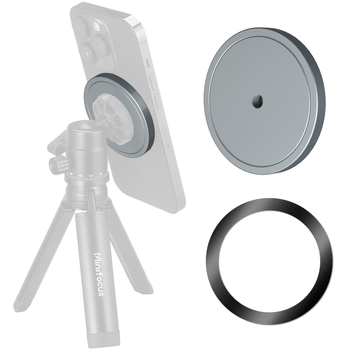 Магнитна стойка за телефон с MagSafe алуминиева база, 1/4 винтово отверстие, метална конструкция, минималистичен дизайн