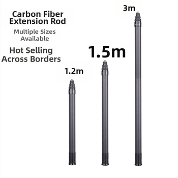 Anglies pluošto išsiplečianti selfie lazda Insta360 X4/X5, suderinama su DJI Action4/5Pro ir GoPro 11/10, Ruby HB-300T