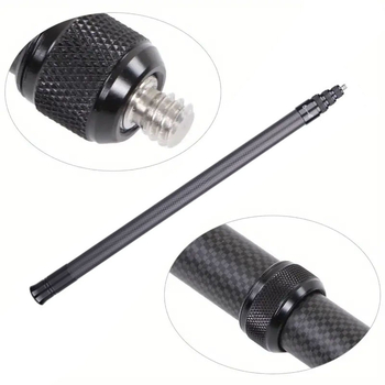 Anglies pluošto išsiplečianti selfie lazda Insta360 X4/X5, suderinama su DJI Action4/5Pro ir GoPro 11/10, Ruby HB-300T