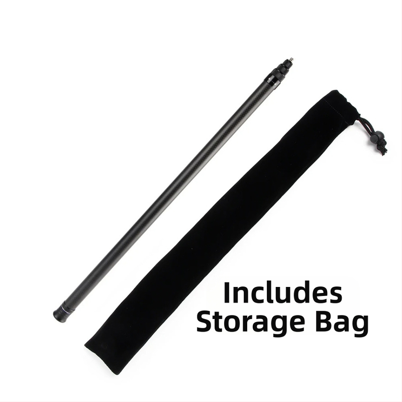 Karbonová rozšírená selfie tyč pre Insta360 X4/X5, kompatibilná s DJI Action4/5Pro a GoPro 11/10, Ruby HB-300T