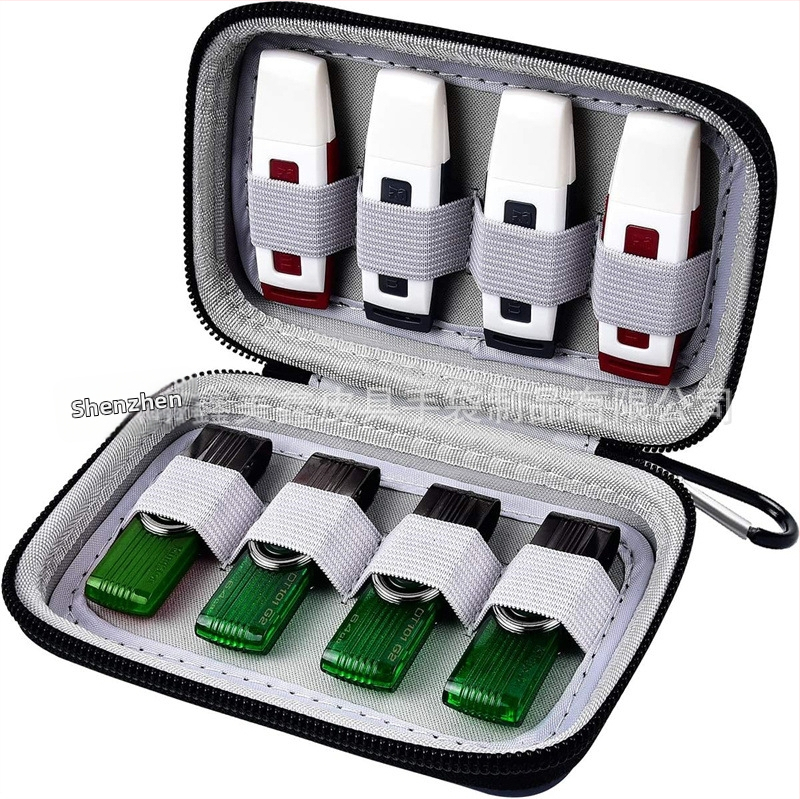 USB flash disk skladovacie púzdro, textilný materiál, model 8899, nosnosť 10 kg, balenie 3C elektronického produktu