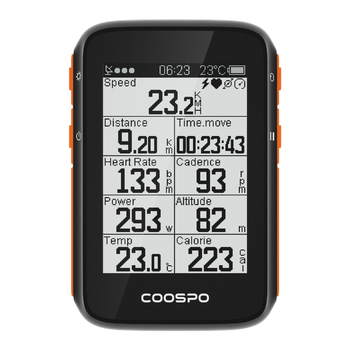 Coospo GPS ρολόι ποδηλάτου – αδιάβροχο, παλμός, cadence, ταχύτητα και ισχύς για οδική ποδηλασία