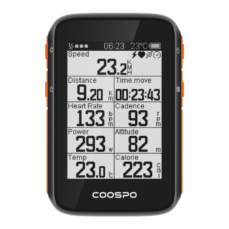 Coospo GPS ρολόι ποδηλάτου – αδιάβροχο, παλμός, cadence, ταχύτητα και ισχύς για οδική ποδηλασία
