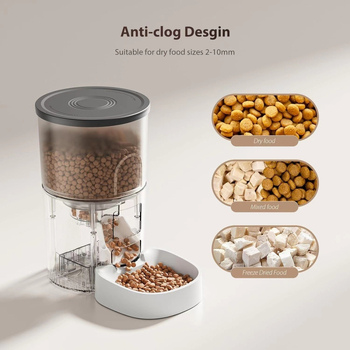 Automatinis katės šėrimo įrenginys, nuimamas dizainas, universali suderinamumas, be programų palaikymo