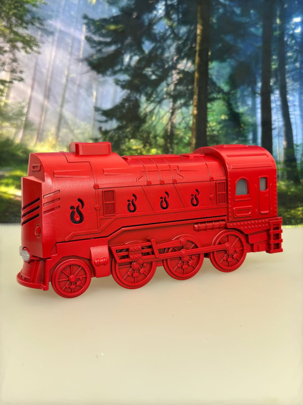 Локомотивообразен ултразвуков овлажнител и ароматизатор с нощна светлина | Модел J045, покрива 21–30 м², резервоар <0.5 л, 10 W