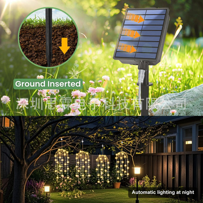 SD-018 Ηλιακό εξωτερικό κρεμαστό φως, IP65 αδιάβροχο, Τάση εισόδου ≤36, για δρόμους, κήπους, πάρτι