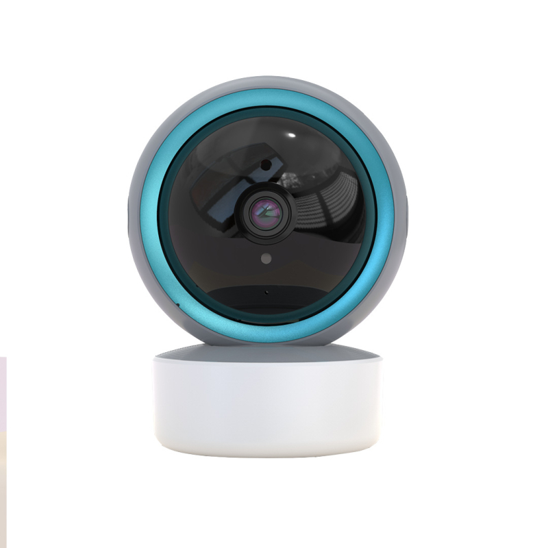 HOYIVISION Ασύρματη WiFi PTZ Κάμερα Επιτήρησης Εσωτερικού Χώρου, Οριζόντια Περιστροφή 355°, Κάθετη 90°, ABS Κέλυφος, Τροφοδοσία DC5V, Μοντάζ σε τοίχο/οροφή ή επίπεδη επιφάνεια