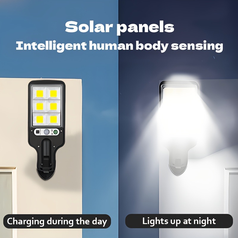 Ηλιακός φορητός φωτισμός δρόμου με αισθητήρα κίνησης | Κωδικός μοντέλου Laz601100408802716