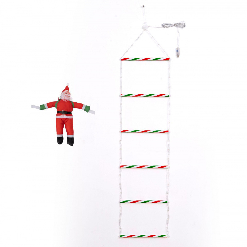 Коледна LED стълба светлина за външна украса, 300 светодиода, IP55, напрежение ≤36V, температура на цвета 300K, живот 10 години