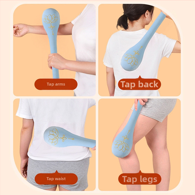 Ai Yibang Prenosný meridiánový tapping masážny nástroj – masážny prístroj na chrbát, 200 g