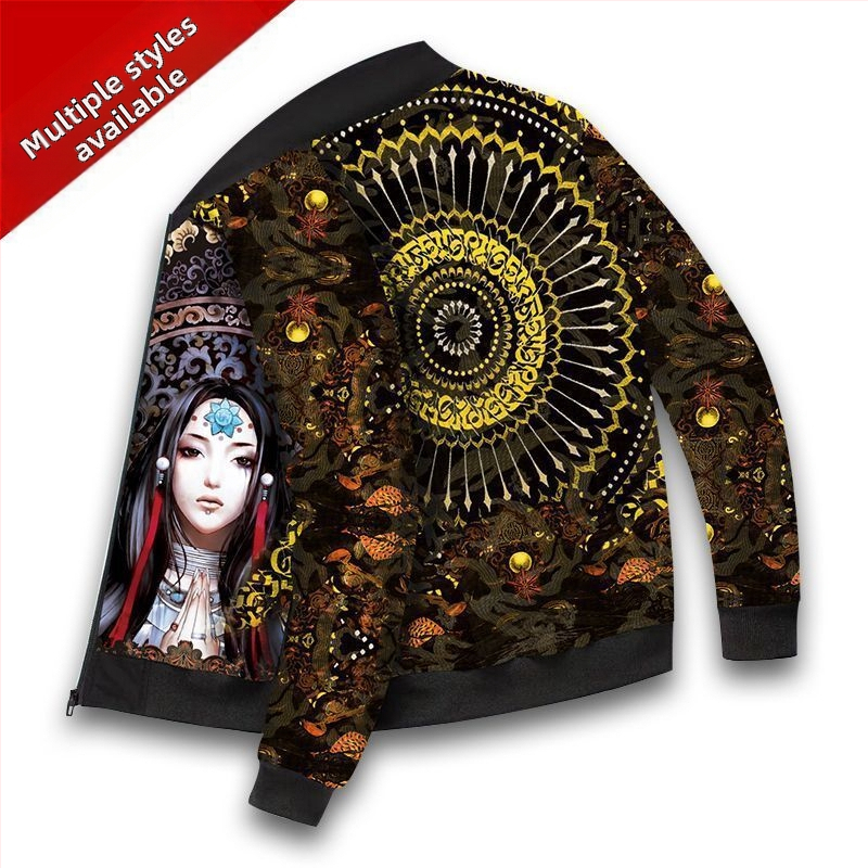 Ανδρικό τζάκετ μπέϊζμπολ σε ρετρό στυλ, πολυεστέρας, χοντρό για τον χειμώνα