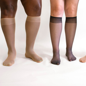 Γυναικείες υπερλεπτές κάλτσες γάμπας, JK στυλ, μεσαίο μήκος, μονόχρωμο σχέδιο, νάιλον 10D, UV προστασία