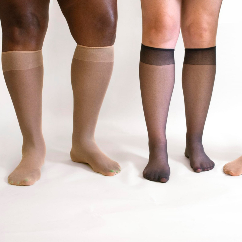 Șosete subțiri pentru gambe, stil JK, lungime medie, UV protecție