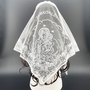 Șal triunghiular (țesătură simplă, protecție solară, pentru toate anotimpurile, poliester tricotat)