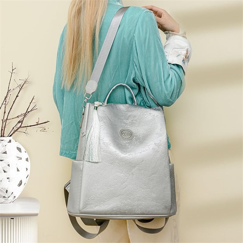 PU τετράγωνη γυναικεία τσάντα, κλείσιμο με φερμουάρ, επένδυση πολυεστέρα, εσωτερική τσέπη με σάντουιτζ φερμουάρ, ενδιάμεσο στρώμα