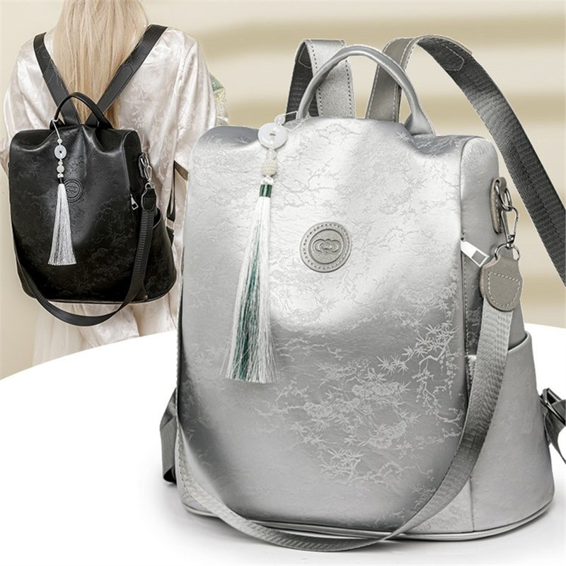 PU τετράγωνη γυναικεία τσάντα, κλείσιμο με φερμουάρ, επένδυση πολυεστέρα, εσωτερική τσέπη με σάντουιτζ φερμουάρ, ενδιάμεσο στρώμα