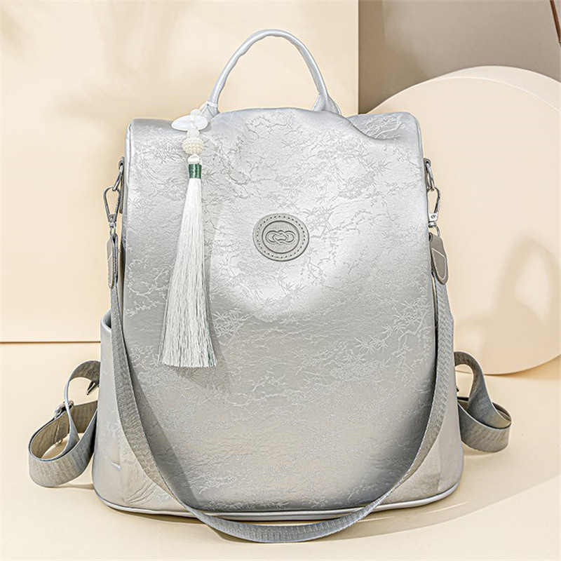 PU τετράγωνη γυναικεία τσάντα, κλείσιμο με φερμουάρ, επένδυση πολυεστέρα, εσωτερική τσέπη με σάντουιτζ φερμουάρ, ενδιάμεσο στρώμα