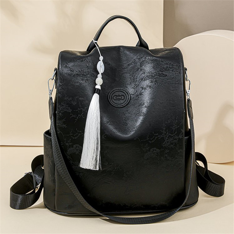 PU τετράγωνη γυναικεία τσάντα, κλείσιμο με φερμουάρ, επένδυση πολυεστέρα, εσωτερική τσέπη με σάντουιτζ φερμουάρ, ενδιάμεσο στρώμα