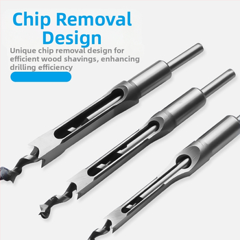 Ξυλουργικό τρυπάνι για τετράγωνες οπές και μόντρεϊς – για τετράγωνες συνδέσεις, τετράγωνη οπή, αιχμή πυρήνα