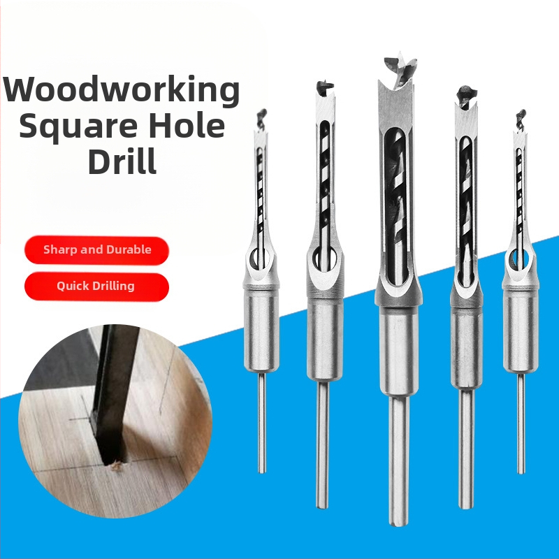Ξυλουργικό τρυπάνι για τετράγωνες οπές και μόντρεϊς – για τετράγωνες συνδέσεις, τετράγωνη οπή, αιχμή πυρήνα
