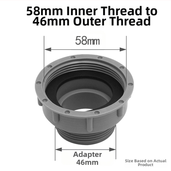 Αξεσουάρ αποχέτευσης νεροχύτη με διπλή κεφαλή, μοντέλο 45/58, υλικό: άλλο, σχέδιο: άλλο