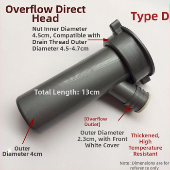 Αξεσουάρ αποχέτευσης νεροχύτη με διπλή κεφαλή, μοντέλο 45/58, υλικό: άλλο, σχέδιο: άλλο